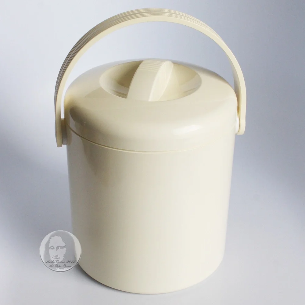 Vintage PPL Pedrini Ice Bucket Made in Italy Modern Home Decor Barware 1980s